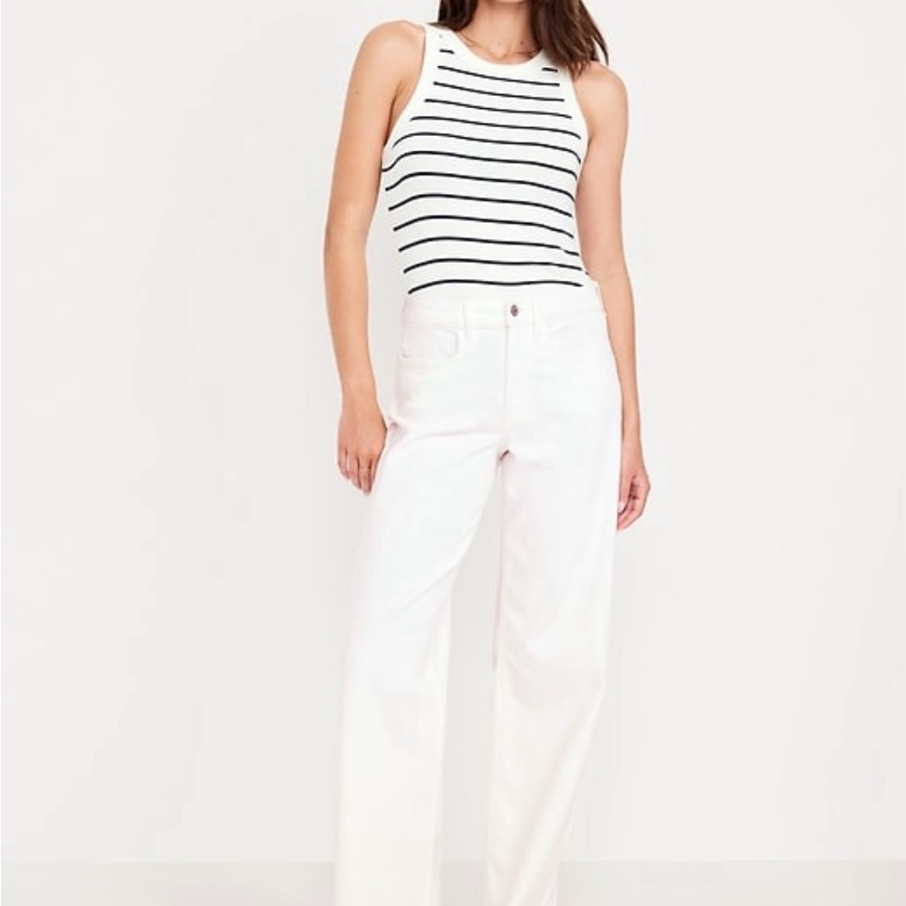 Women's High Waisted WOW White Jeans